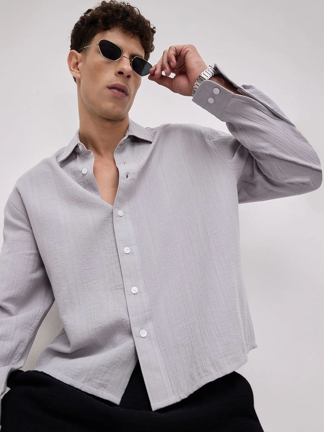 VASTRADO Men Classic Boxy Casual Shirt thumbnail 4