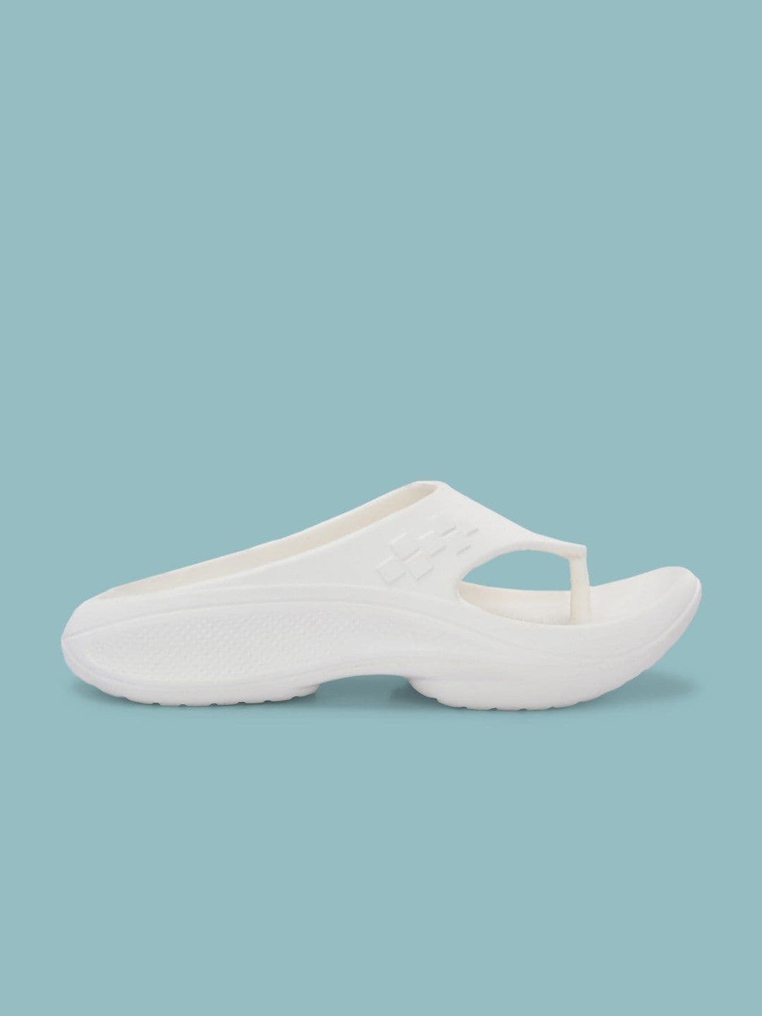 HRX by Hrithik Roshan Men Off White Thong Flip-Flops thumbnail 2