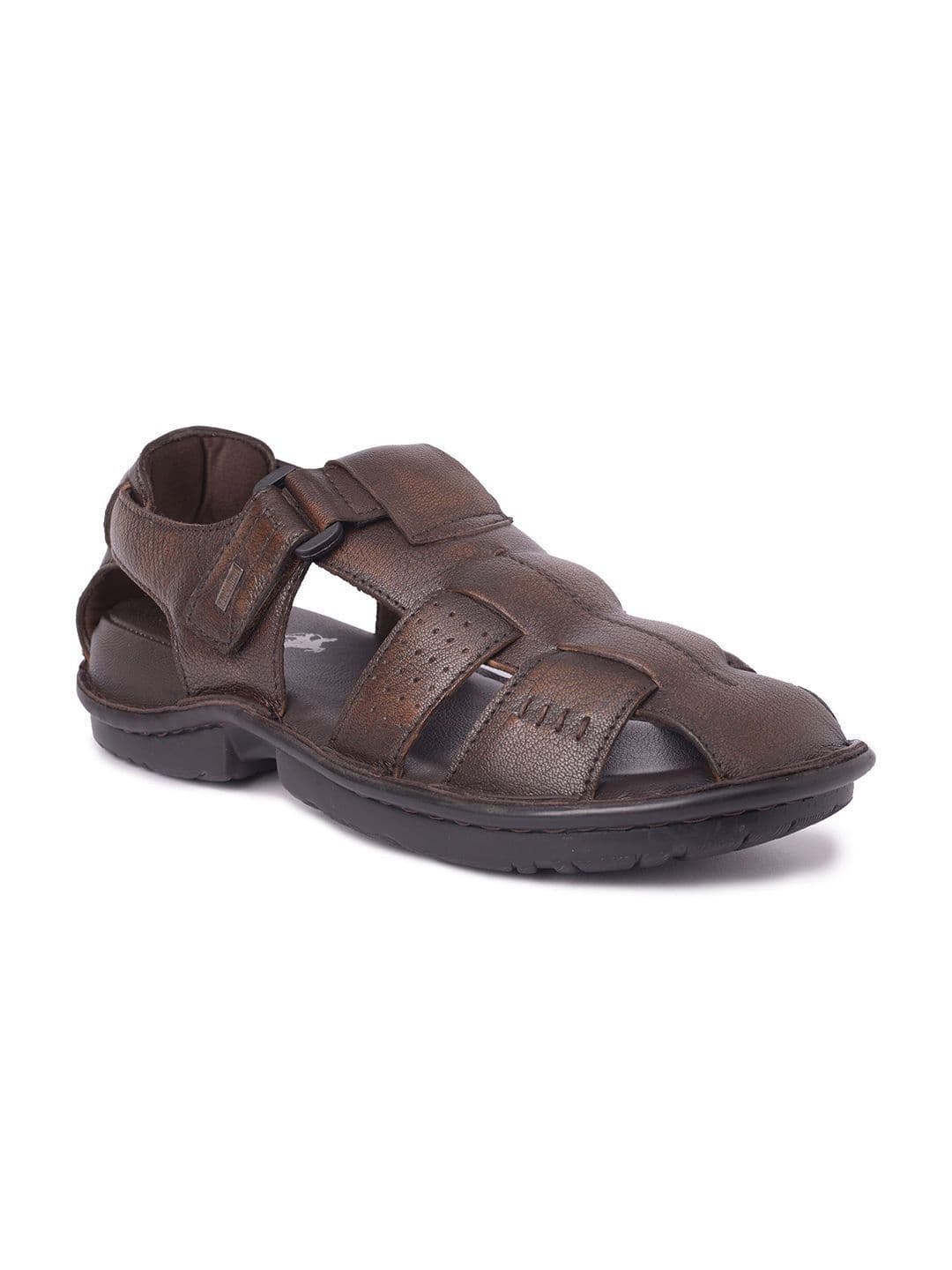 Buckaroo Men Leather Shoe-Style Sandals thumbnail 3