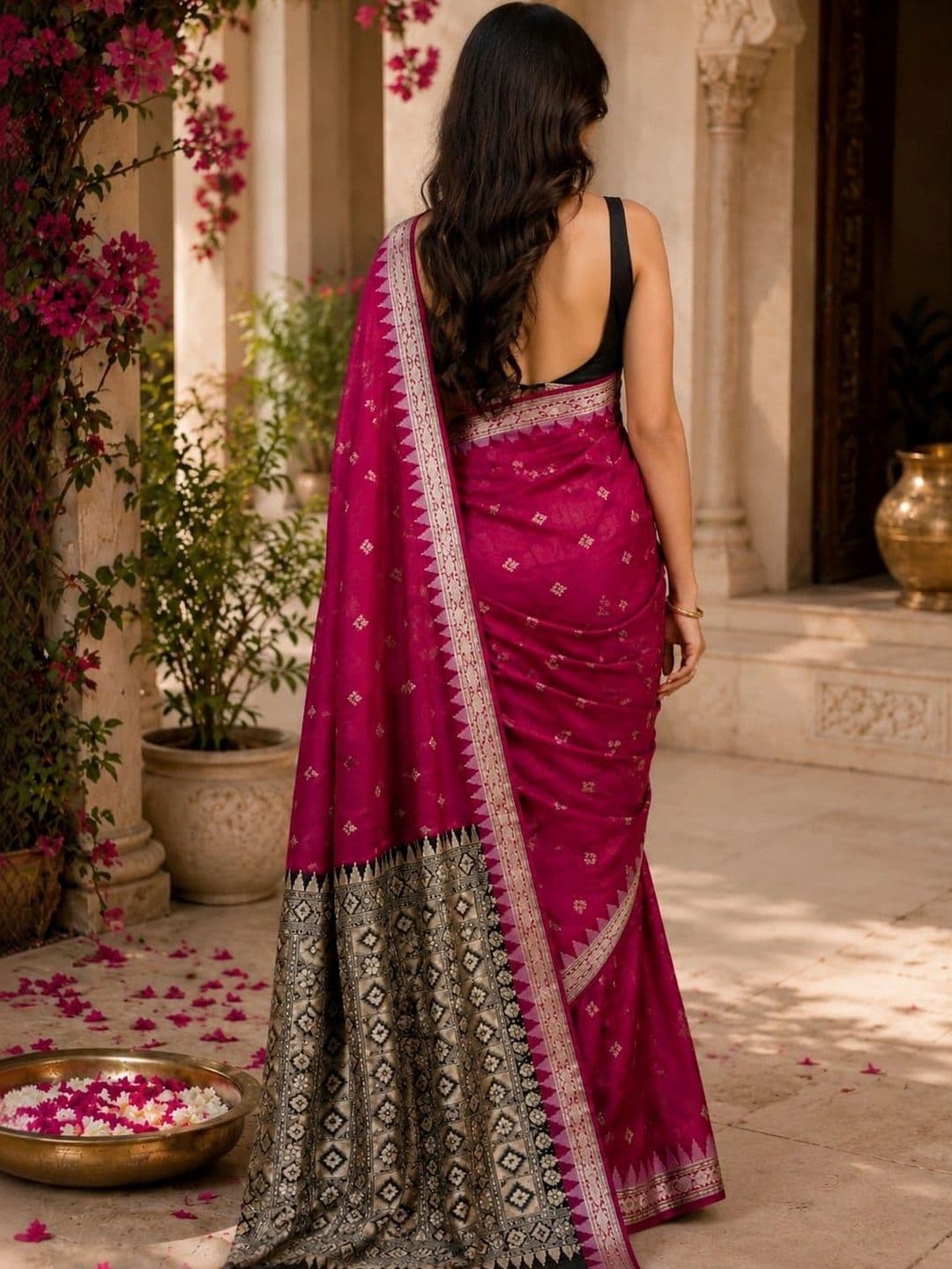 JAHAN VASTARA Zari Pure Cotton Sambalpuri Saree thumbnail 3