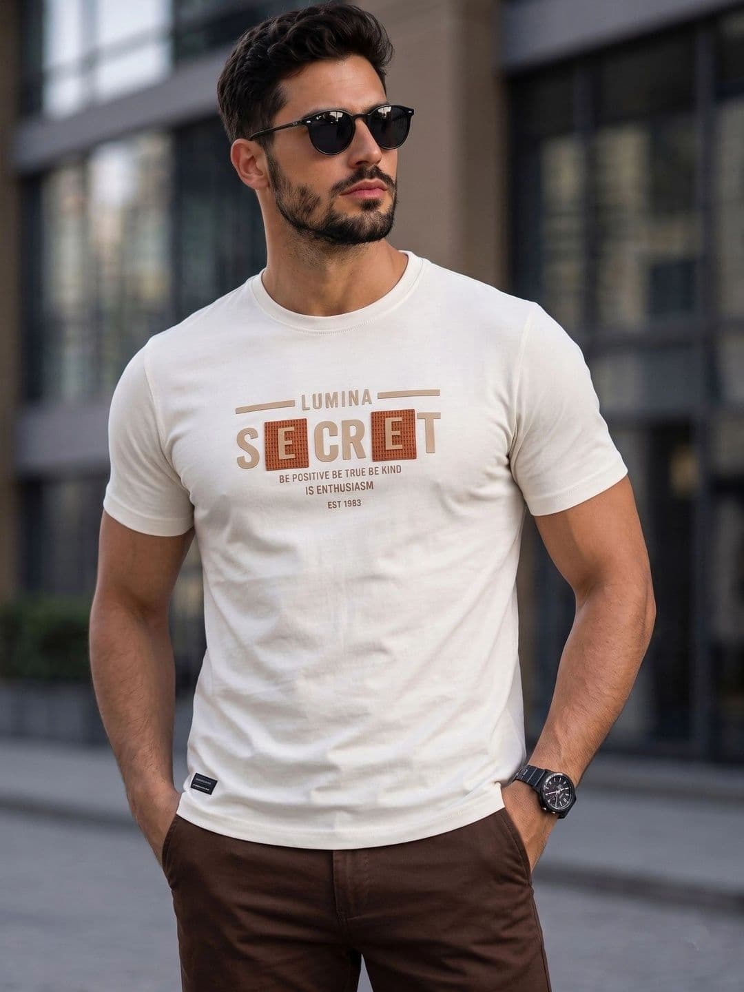 Roadster Men Typography Printed T-shirt - view 1