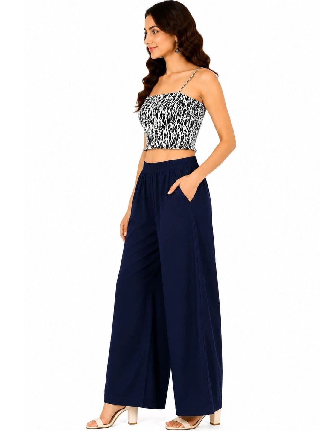 Threadbloom Women Knitted Palazzos thumbnail 4