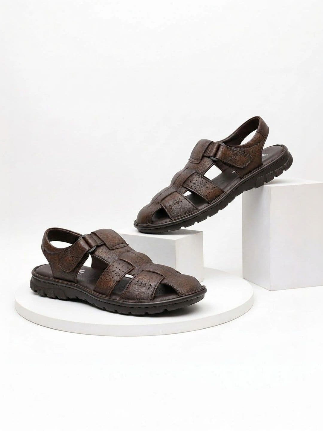Buckaroo Men Leather Shoe-Style Sandals - view 1