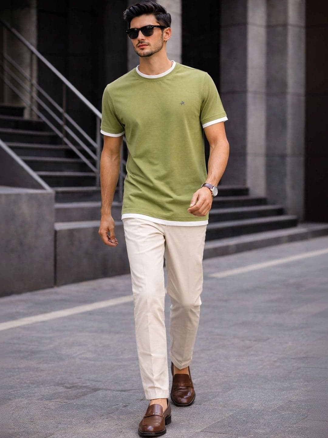 PARCELYARD Men Brand Logo T-shirt thumbnail 2