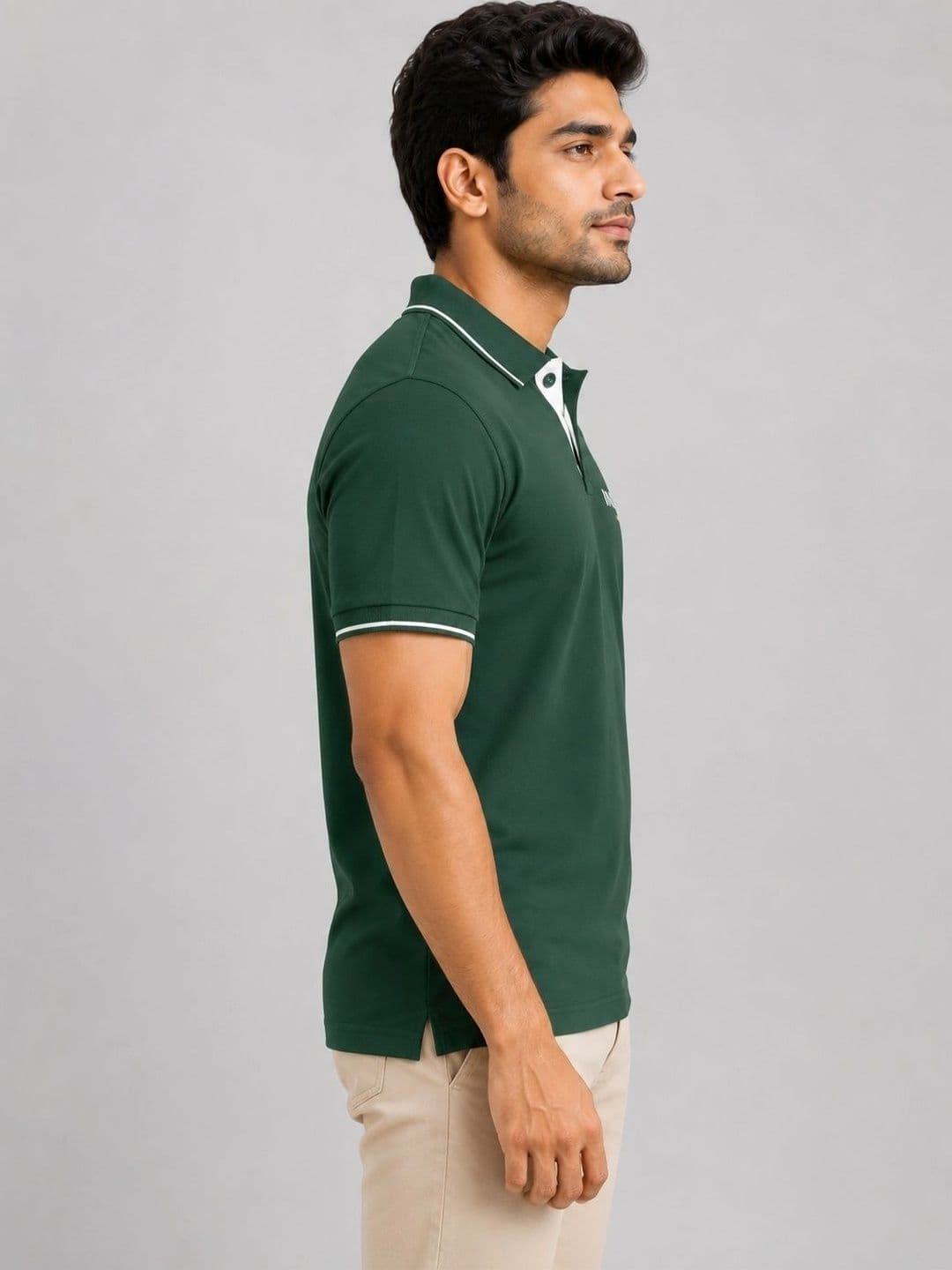 Warrior World Men Typography Polo Collar Pure Cotton T-shirt thumbnail 6