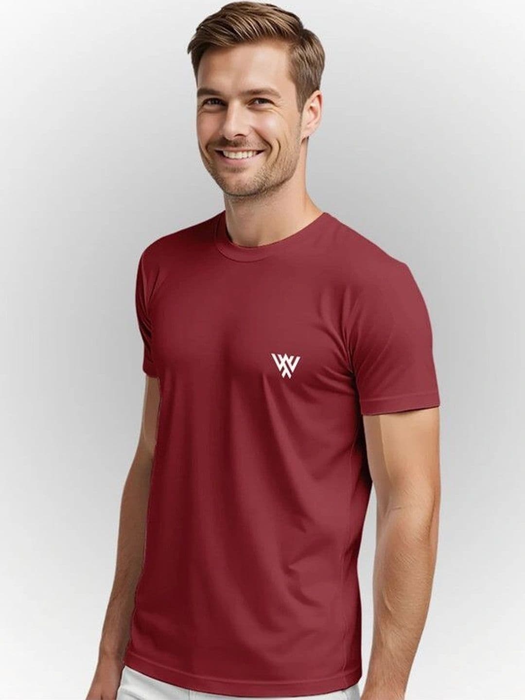 Warrior World Men Brand Logo Printed Pure Cotton T-shirt thumbnail 2