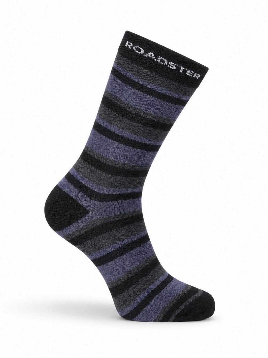 Roadster Men Pack of 3 Cotton Striped Above Ankle Socks thumbnail 5