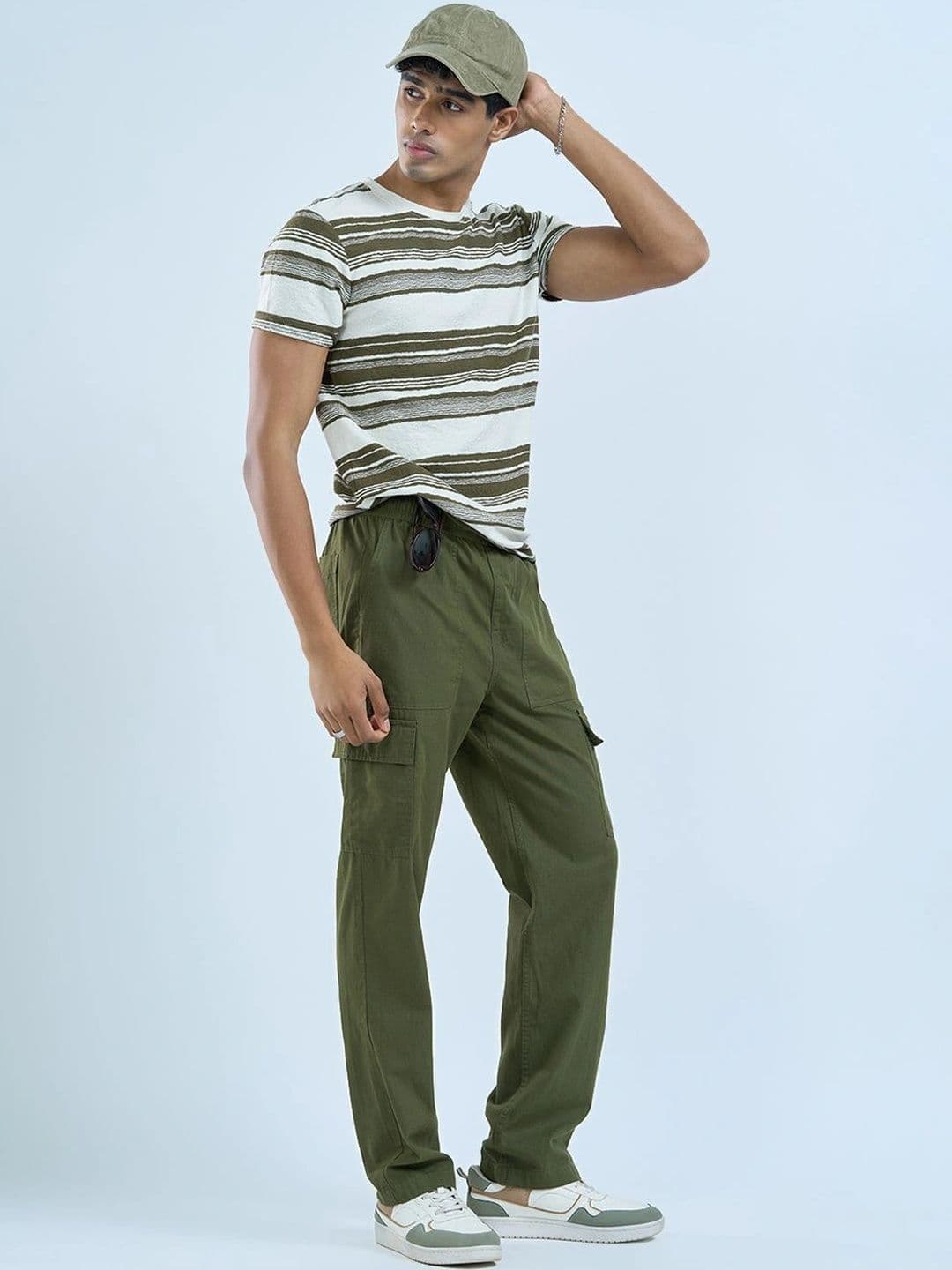 People Men Striped Slim Fit T-shirt thumbnail 2
