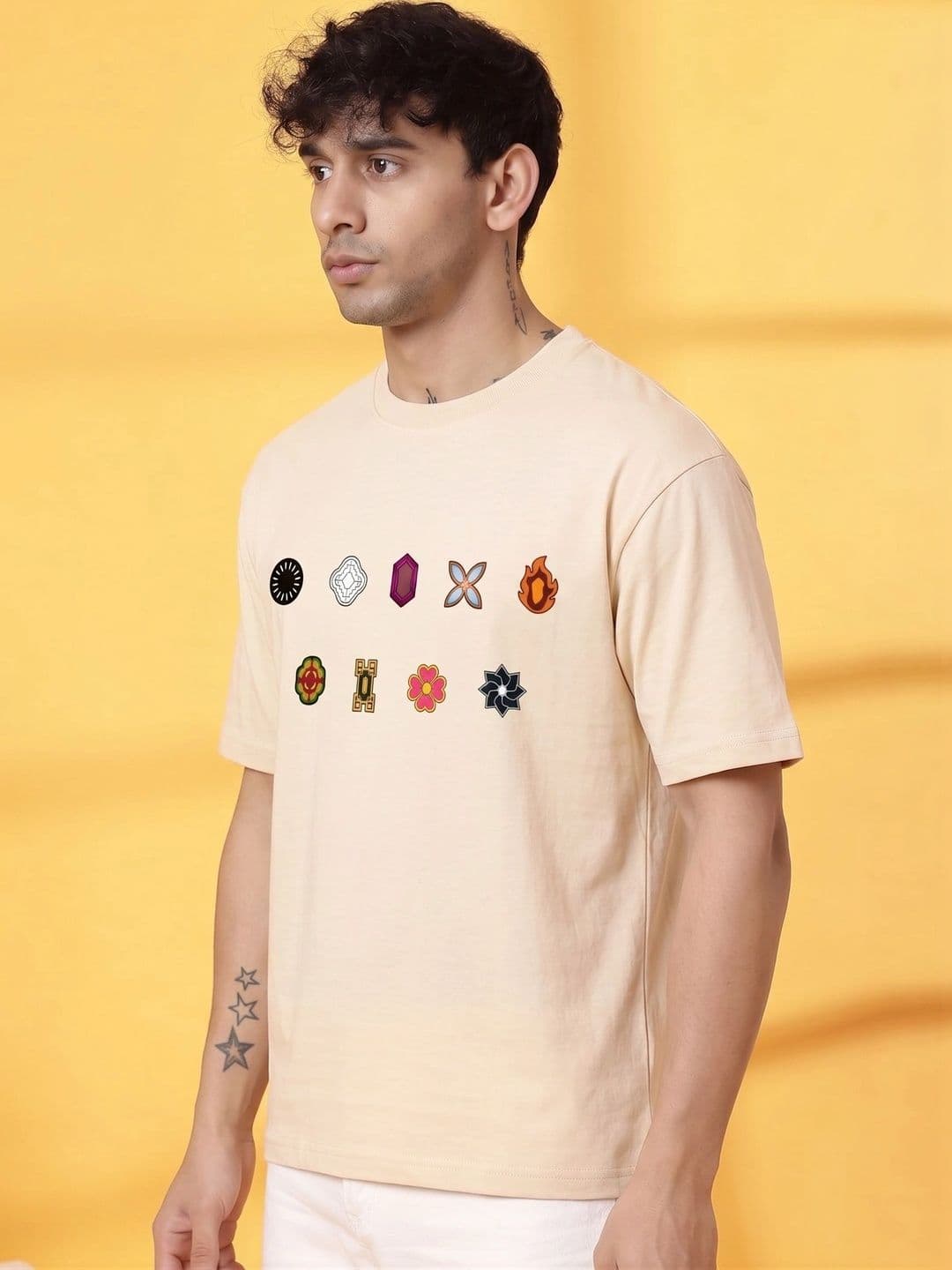 HERE&NOW Men Printed T-shirt thumbnail 6