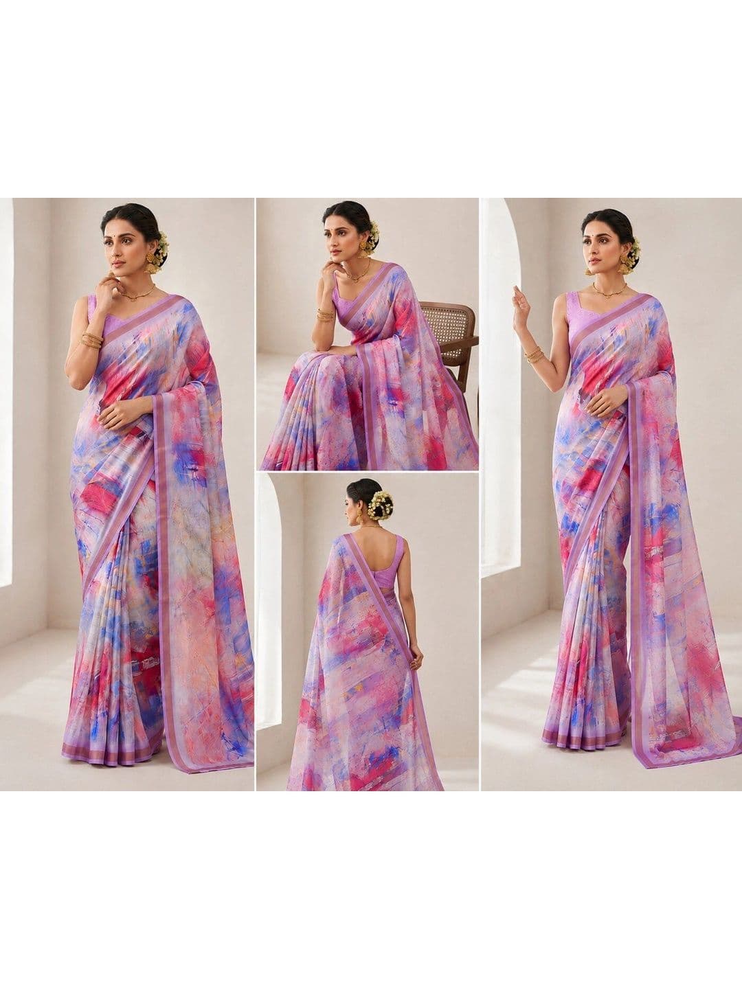 NARIVESH TRENDS Art Silk Saree thumbnail 2