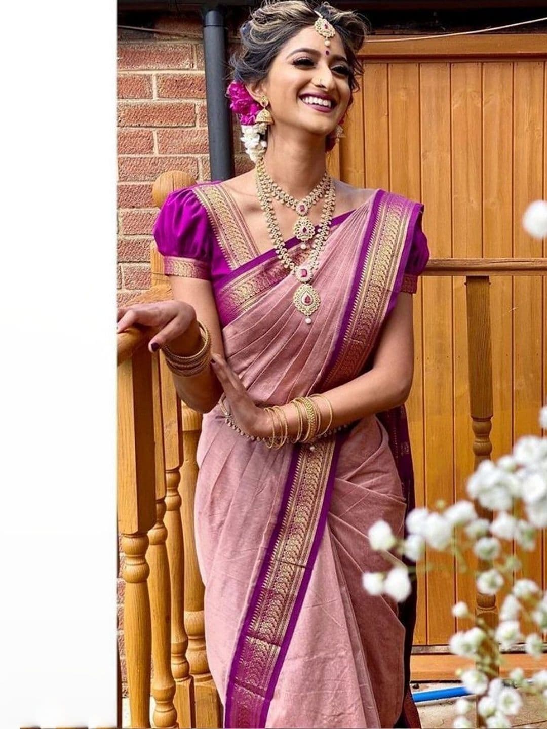 revika Woven Design Zari Art Silk Designer Kanjeevaram Saree thumbnail 3
