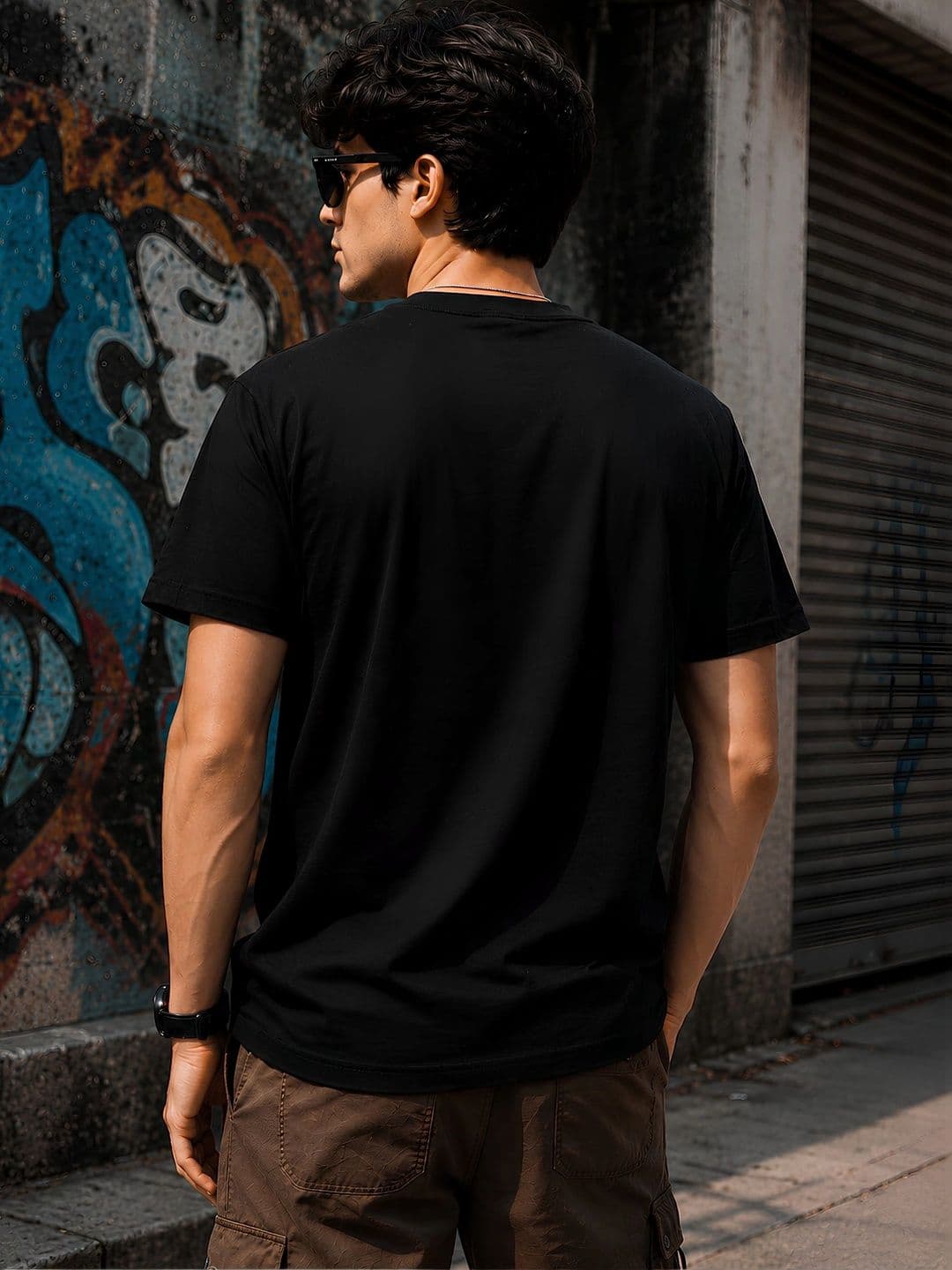 THESEVENLOOK Men Popeye Printed T-shirt thumbnail 3