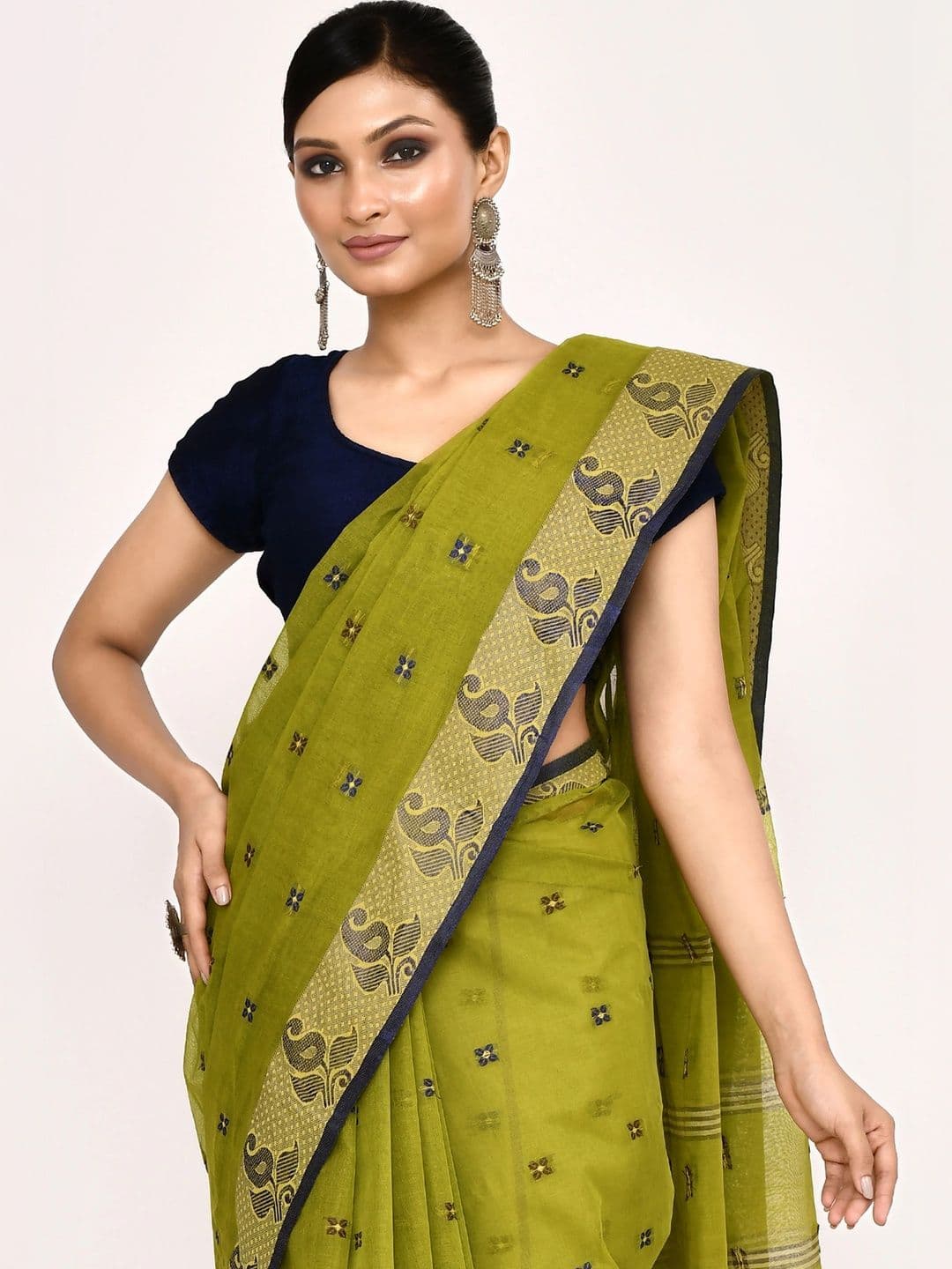 TANTSHREE Pure Cotton Saree thumbnail 7