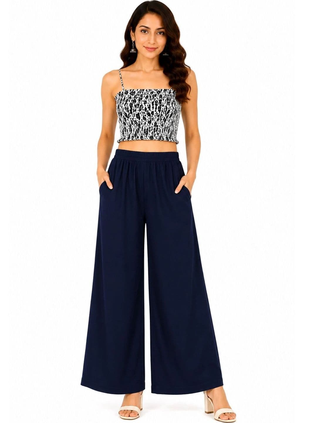 Threadbloom Women Knitted Palazzos thumbnail 6