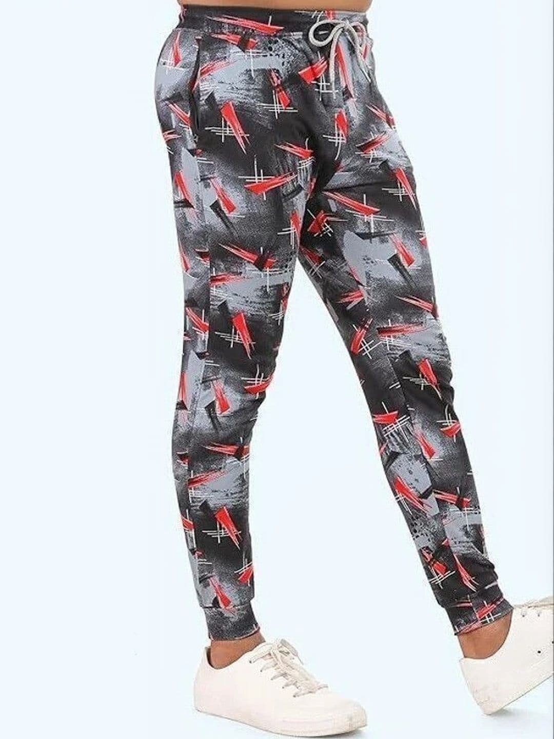 24 Street Men Jogger Mid-Rise Printed Jeans thumbnail 3