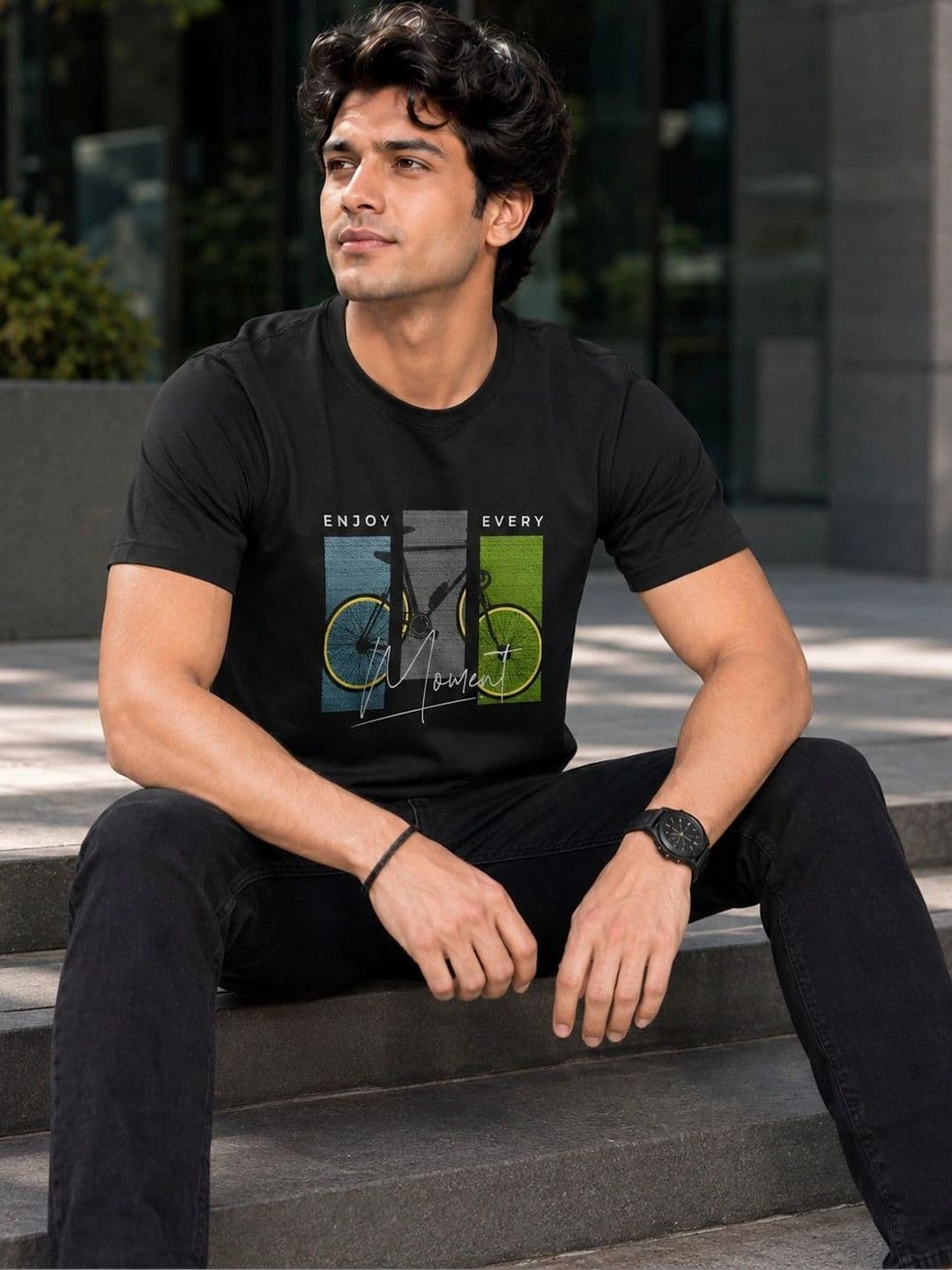 Warrior World Men Printed Pure Cotton T-shirt thumbnail 4