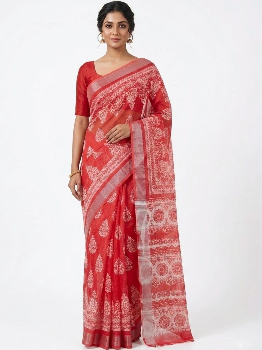 DEVI FASHIONS LLP Bandhani Saree - view 1