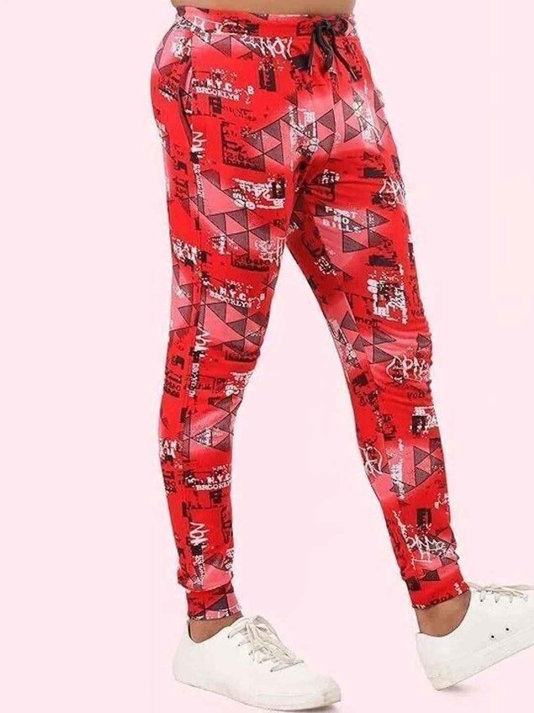 24 Street Men Jogger Mid-Rise Printed Jeans thumbnail 2