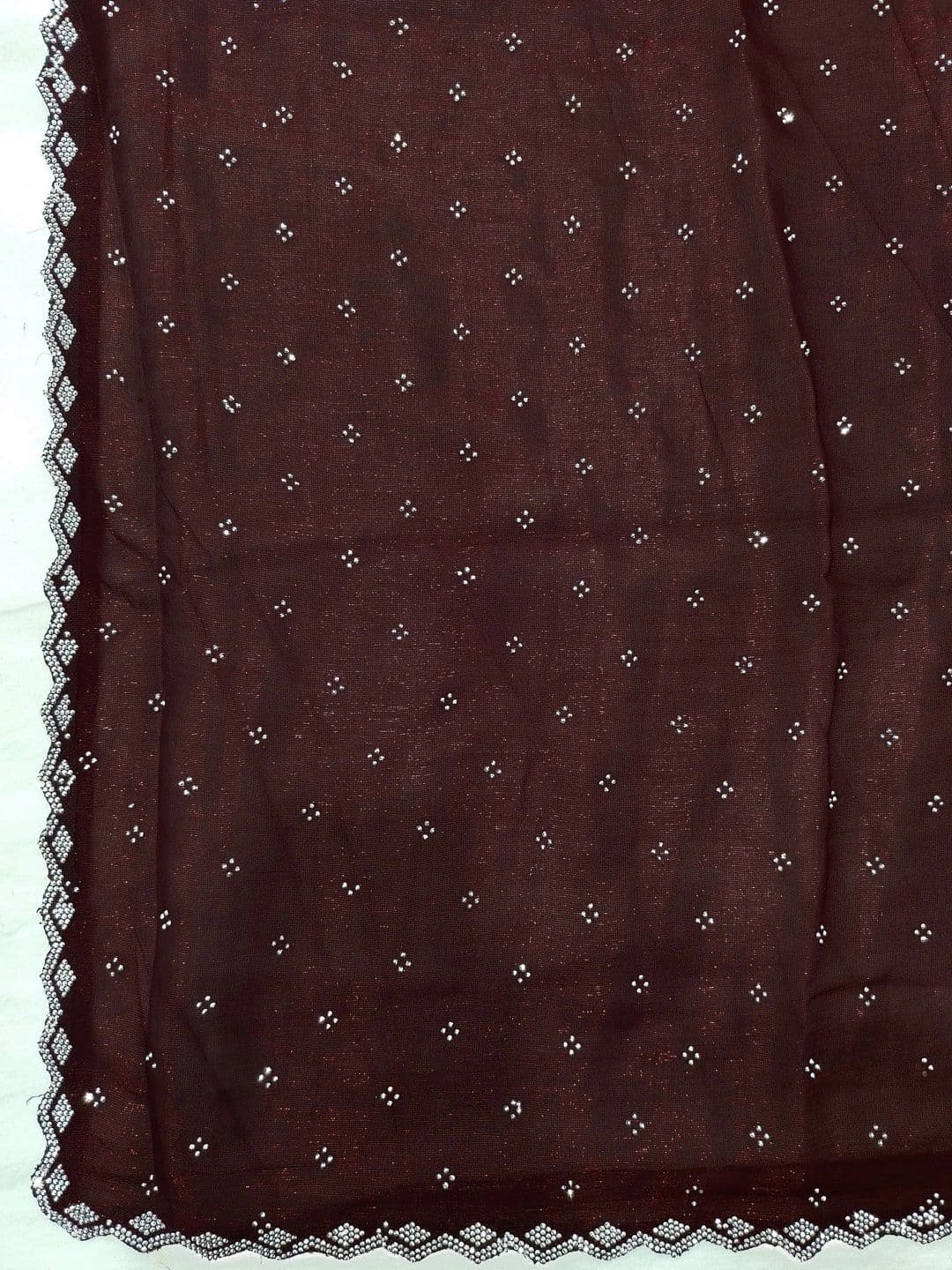 BHOJAL CREATION Embroidered Silk Blend Heavy Work Saree thumbnail 3