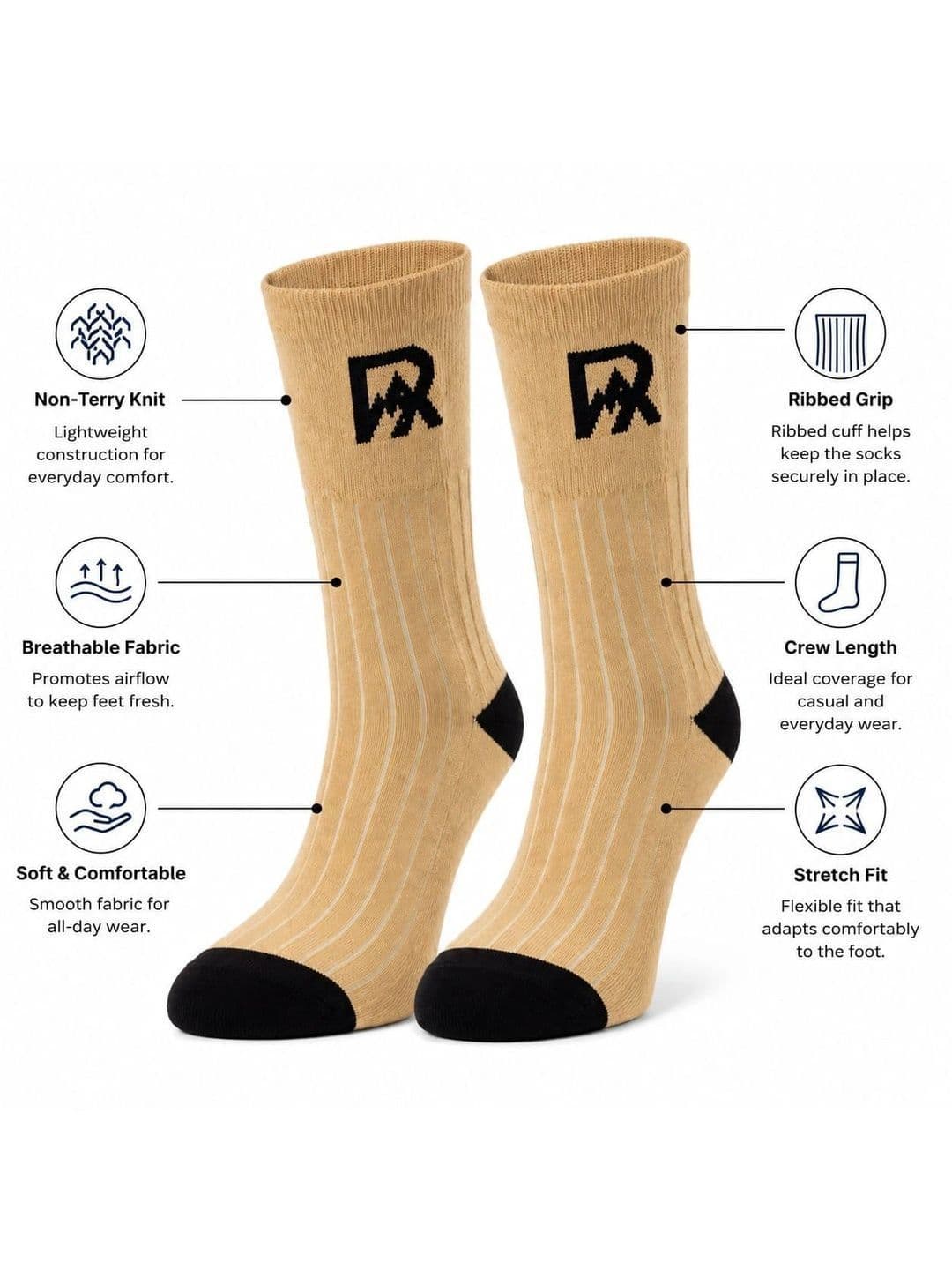 Roadster Men Pack of 4 Cotton Blend Assorted Striped Above Ankle Socks thumbnail 3