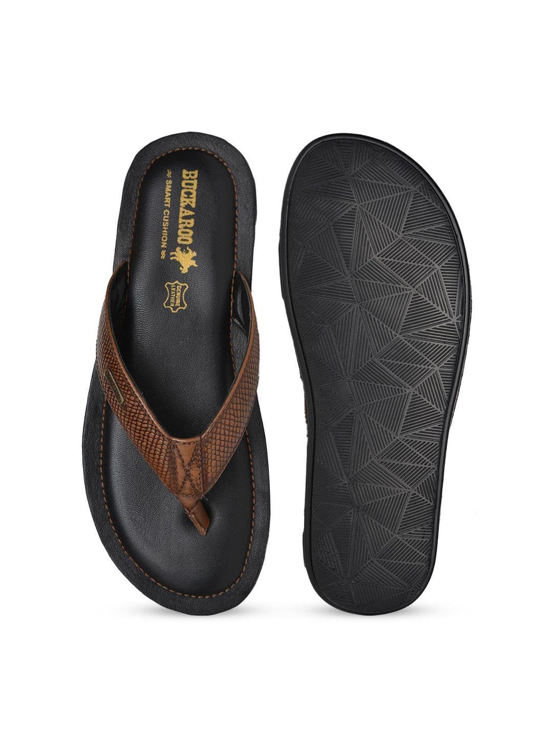 Buckaroo Men FLATTER Leather Comfort Sandals thumbnail 6