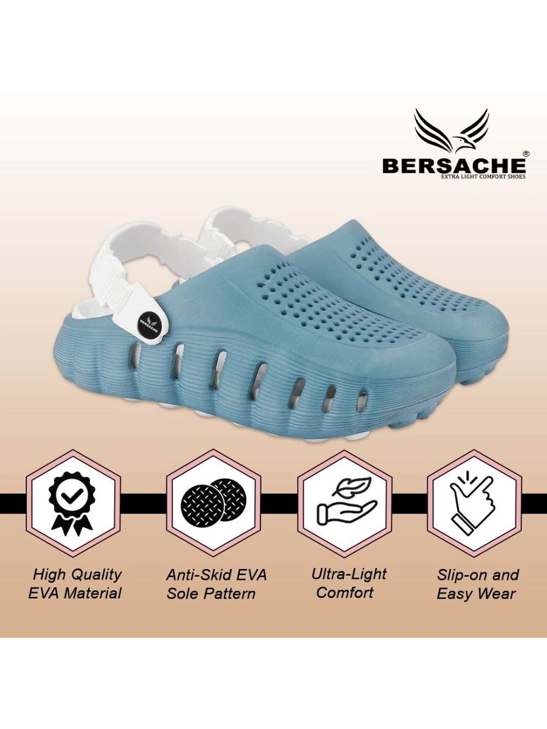 BERSACHE Men Clogs thumbnail 4