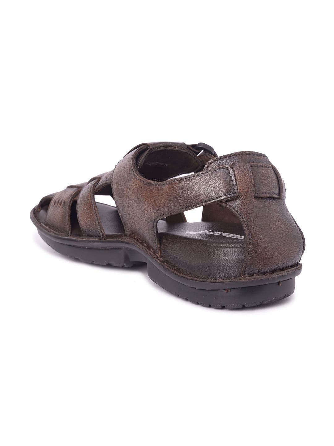 Buckaroo Men Leather Shoe-Style Sandals thumbnail 2