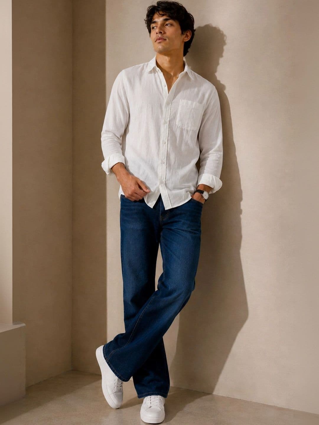 D'AVARRIO Men Relaxed Casual Shirt thumbnail 7