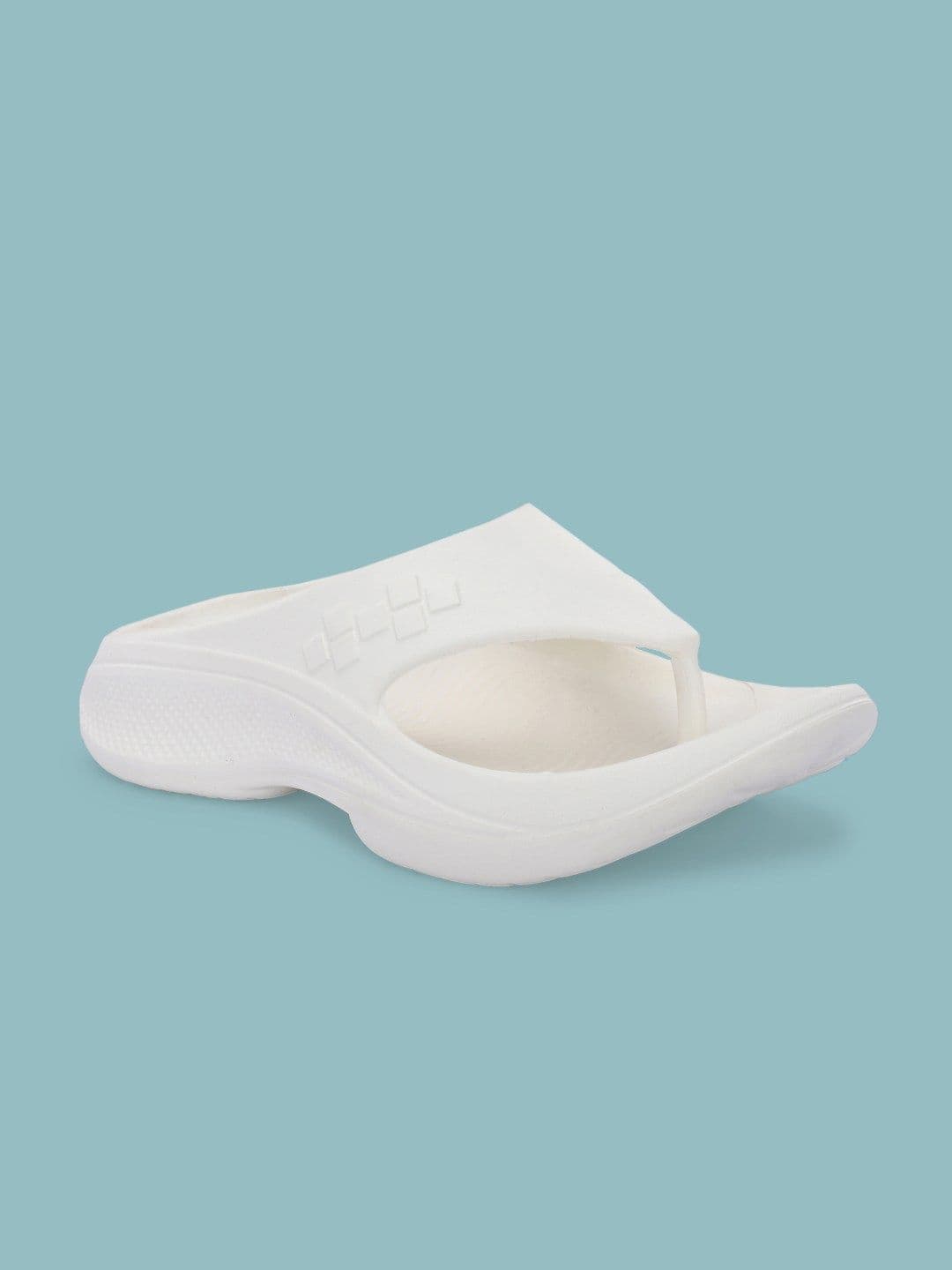 HRX by Hrithik Roshan Men Off White Thong Flip-Flops thumbnail 3