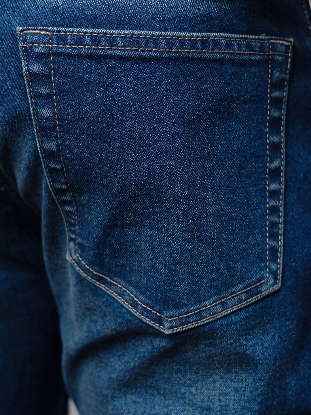 Powerlook Men Bootcut Mid-Rise Mildly Distressed Jeans thumbnail 3