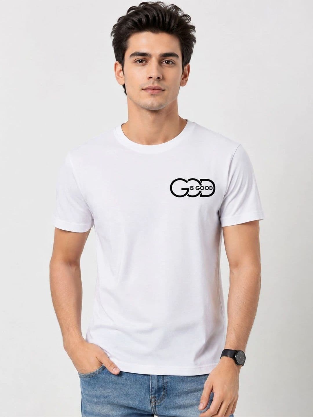 Angel Bella Men Typography Printed T-shirt - view 1