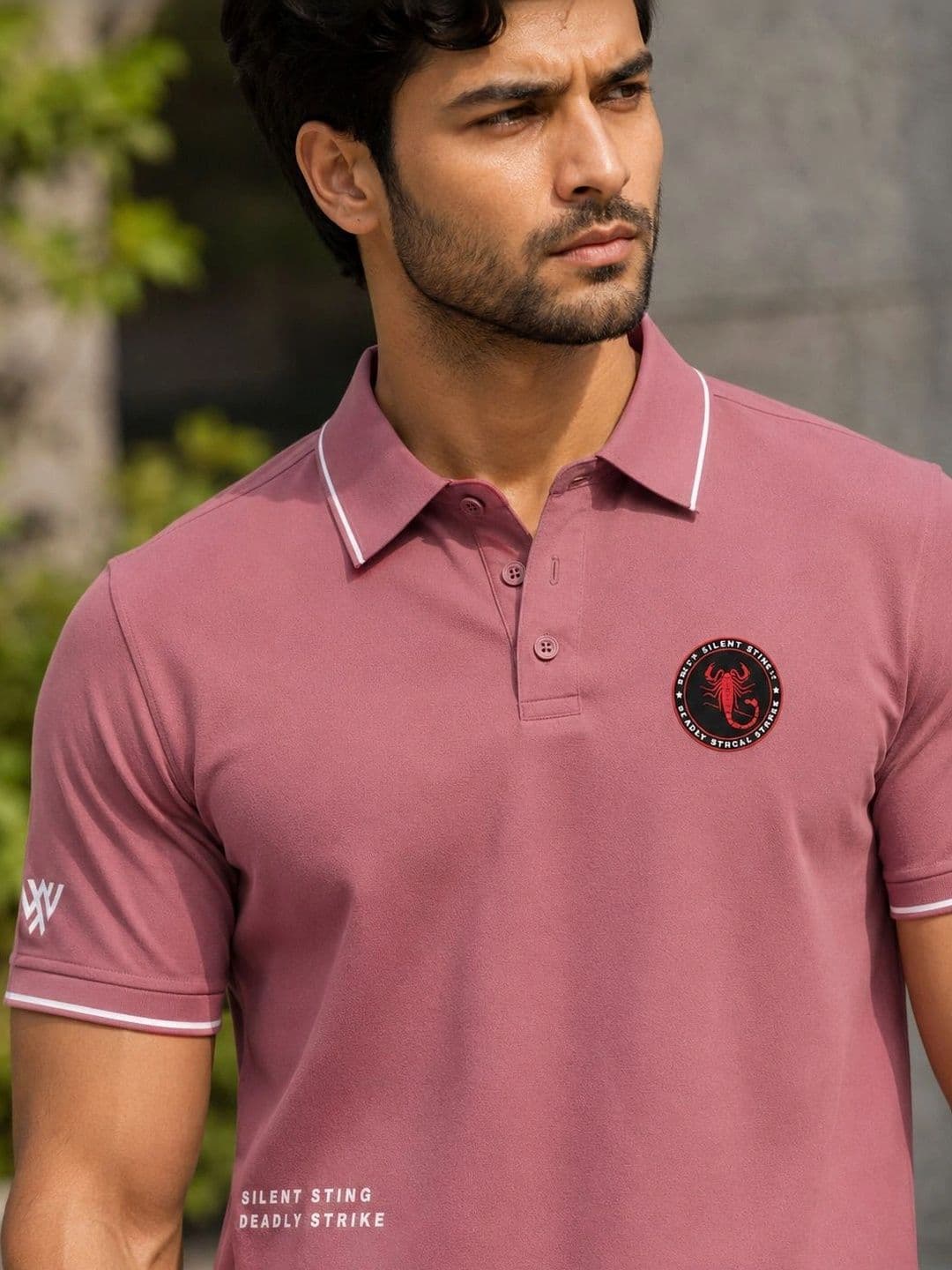 Warrior World Men Polo Collar T-shirt thumbnail 5