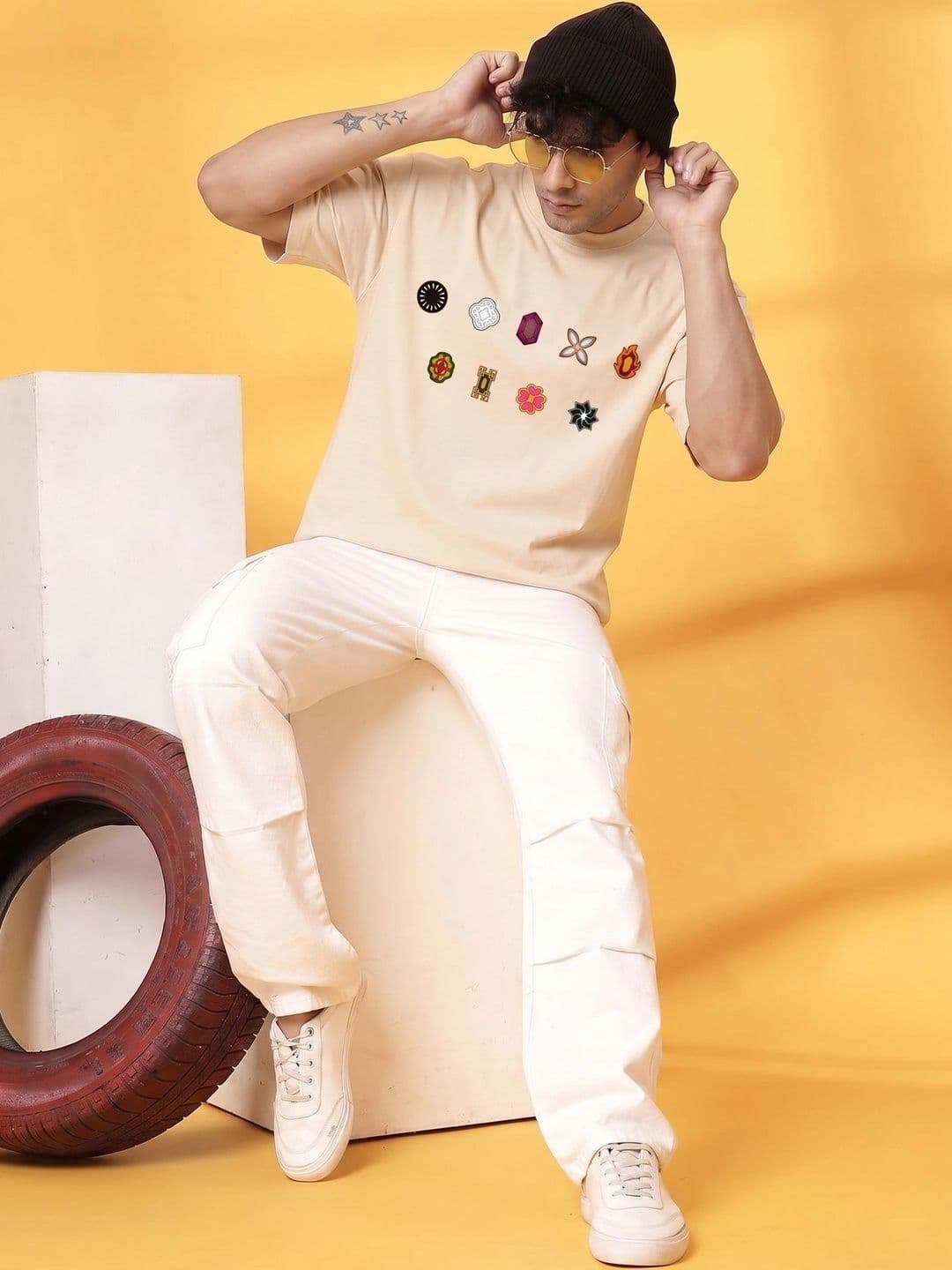 HERE&NOW Men Printed T-shirt thumbnail 4