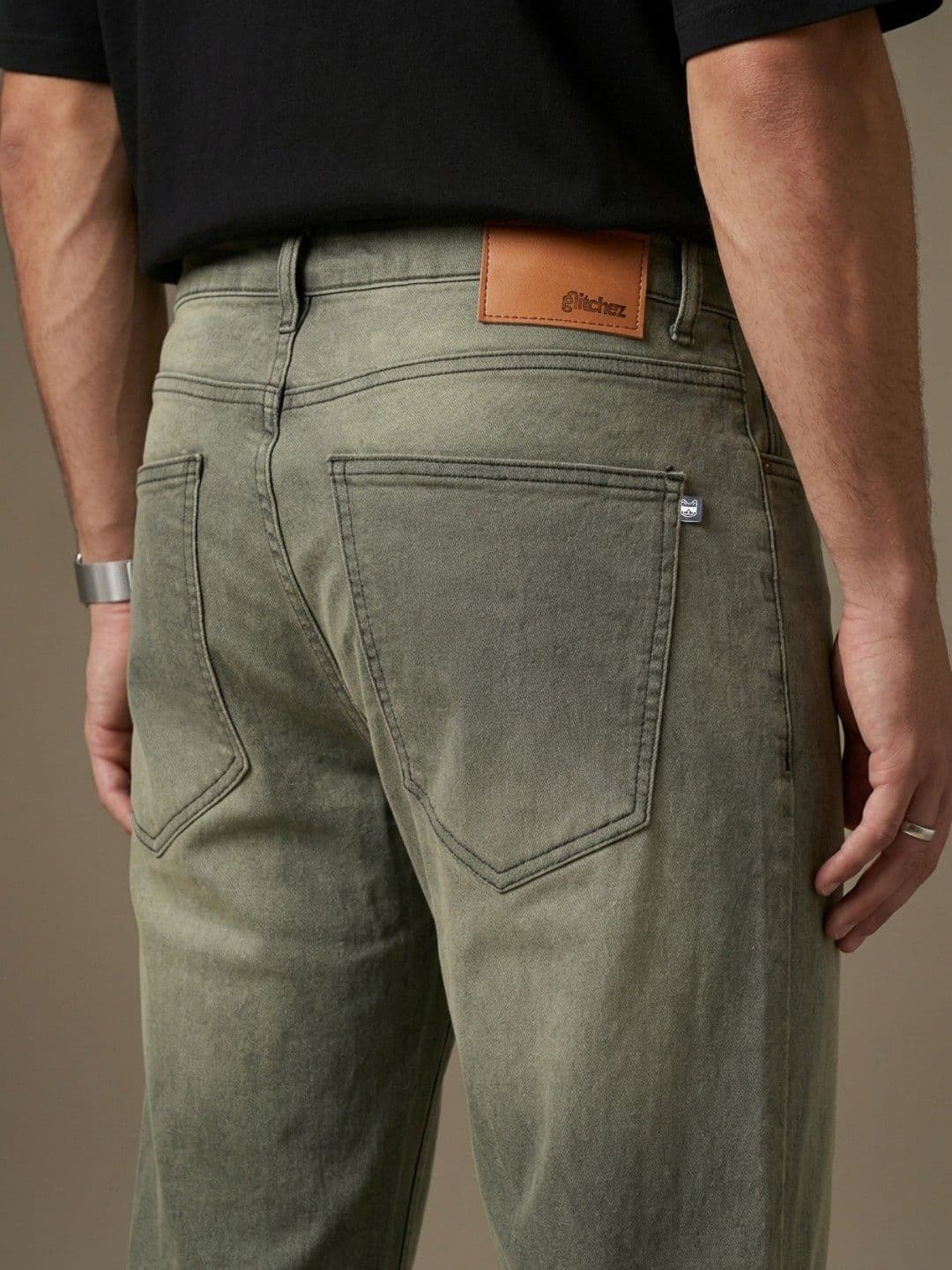 glitchez Men Slim Fit Mid-Rise Stretchable Jeans thumbnail 7