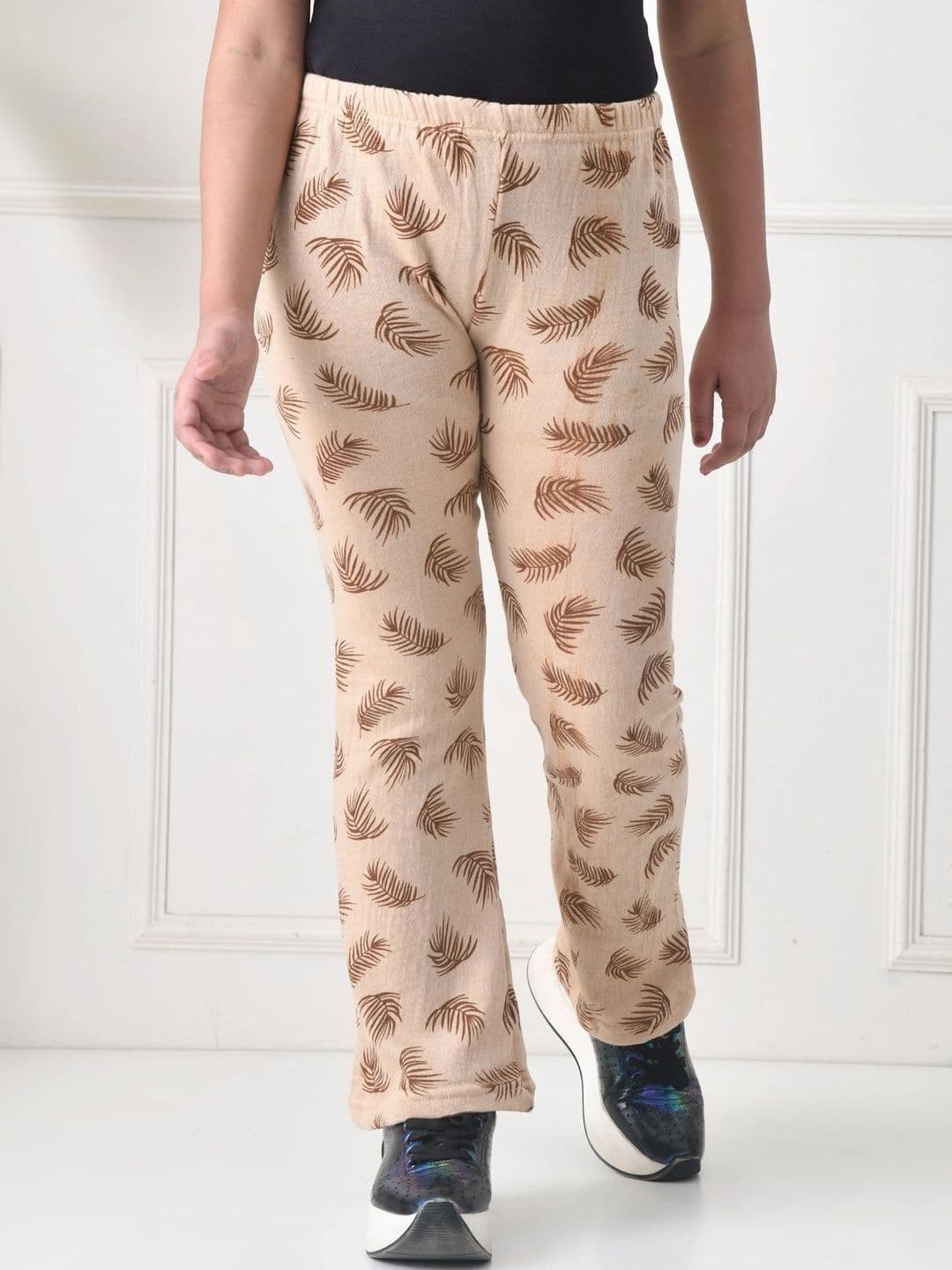 BAESD Girls 2 Printed Knitted Palazzos thumbnail 5