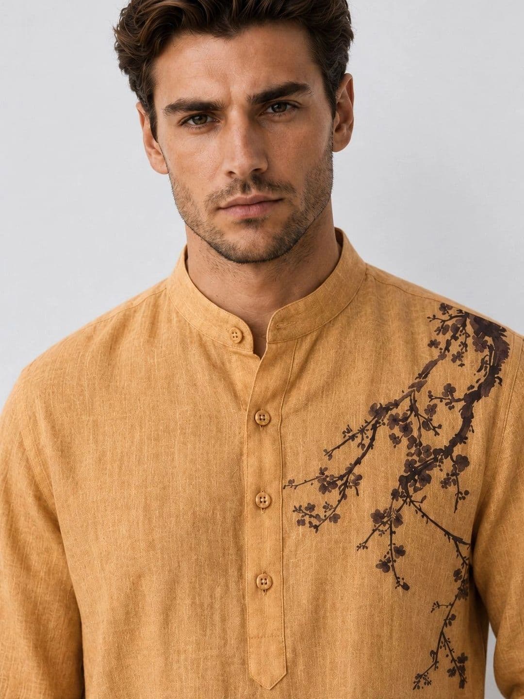 Anouk Men Floral Printed Kurta thumbnail 5