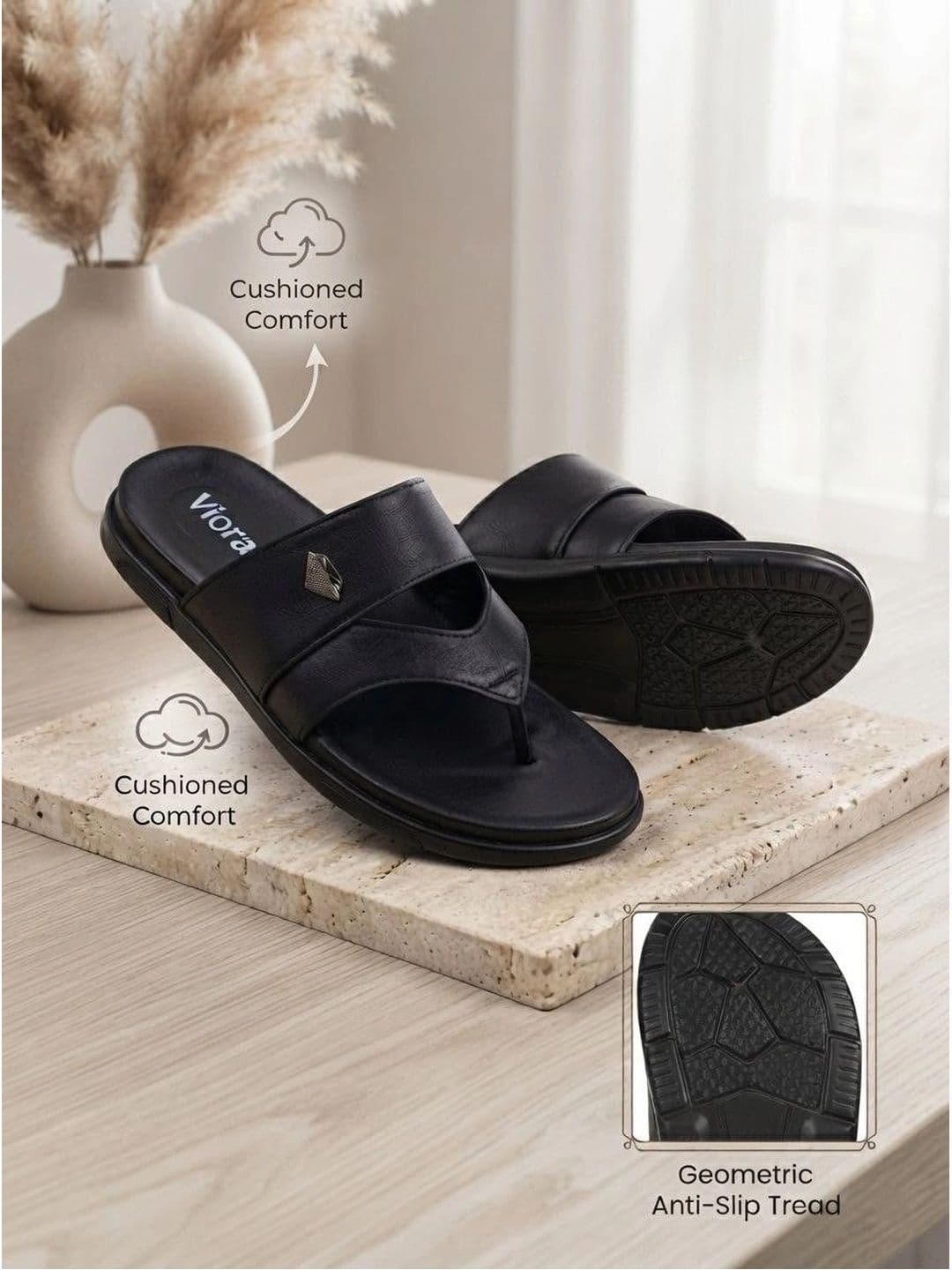 Viora Men Thong Flip-Flops thumbnail 5