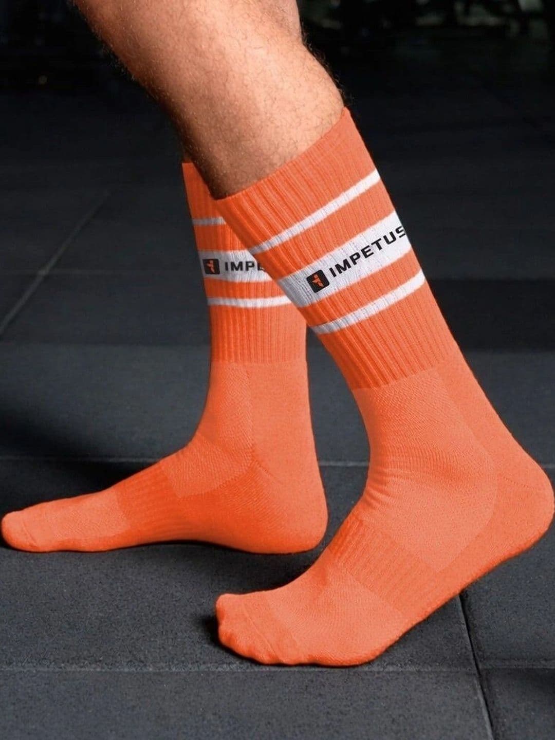 IMPETUS Men Striped Calf Length Socks thumbnail 3