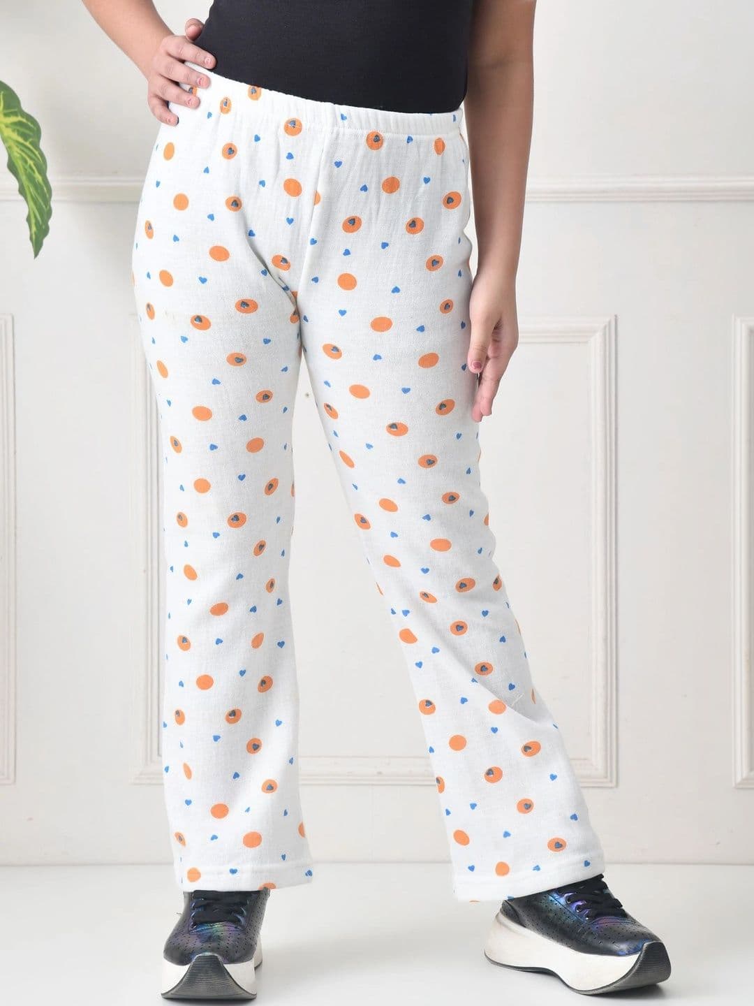 BAESD Girls Printed Knitted Palazzos thumbnail 5
