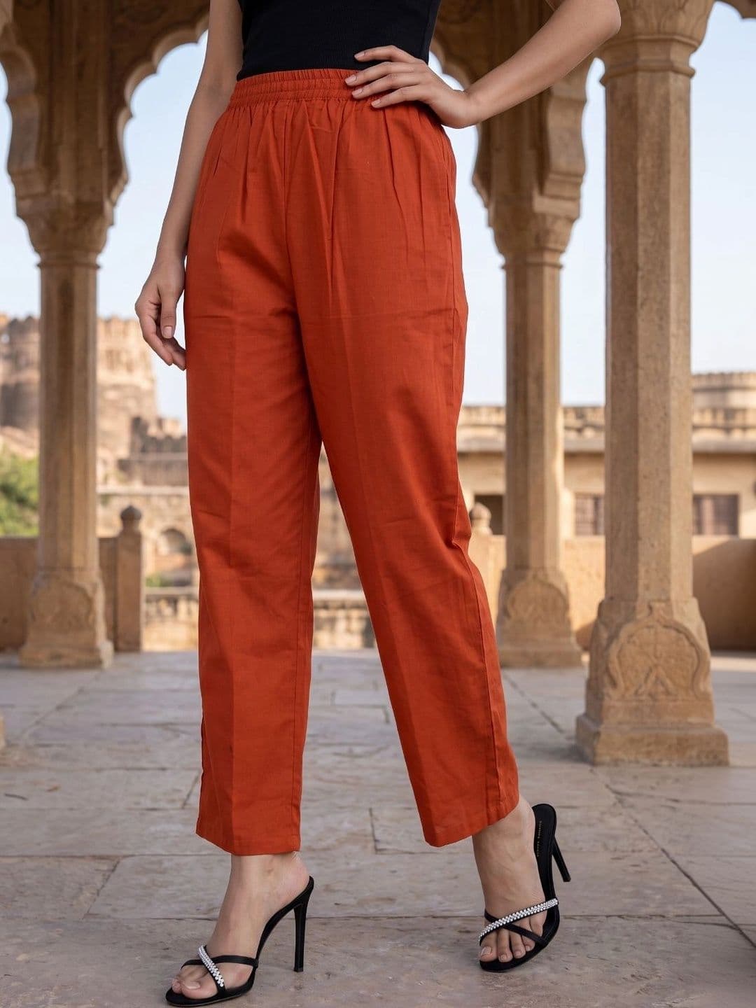 Sangria Women Ethnic Motifs Embroidered Regular Thread Work Pure Cotton Kurta with Trousers & With Dupatta thumbnail 2