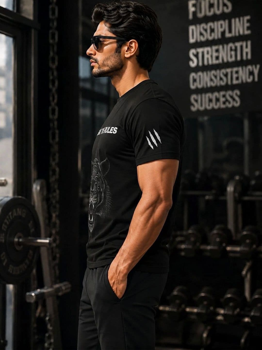 Warrior World Men Printed Pure Cotton T-shirt thumbnail 3