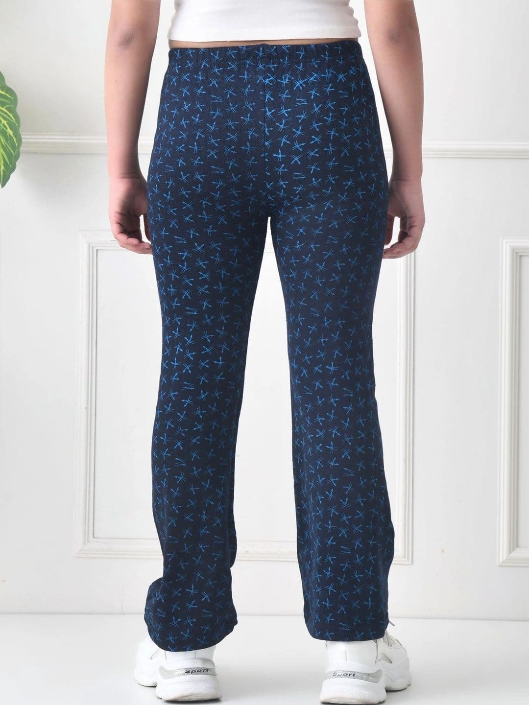 BAESD Girls Printed Knitted Palazzos thumbnail 6