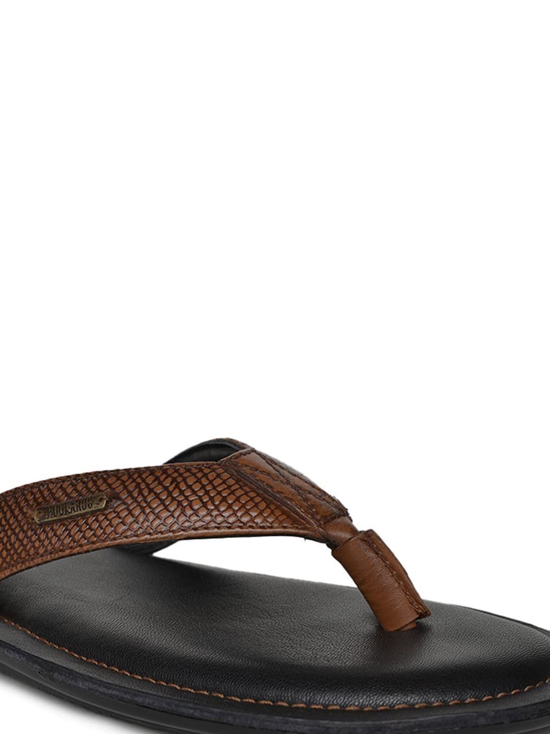 Buckaroo Men FLATTER Leather Comfort Sandals thumbnail 4