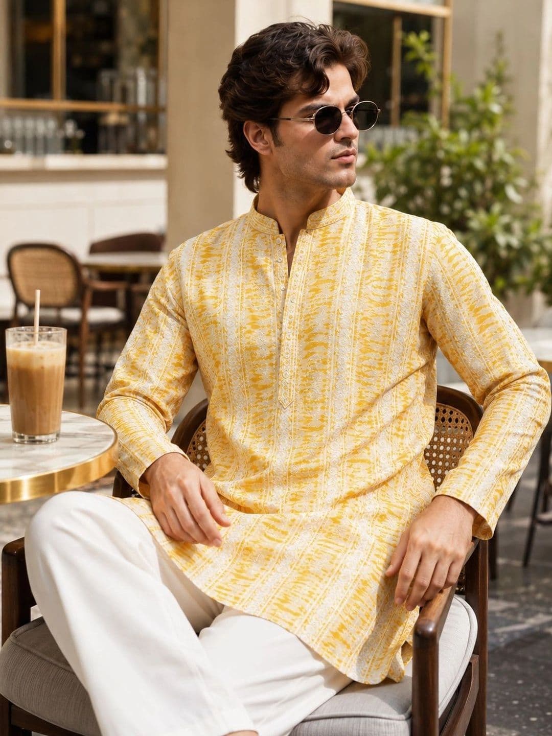 Anouk Men Thread Work Kurta thumbnail 4