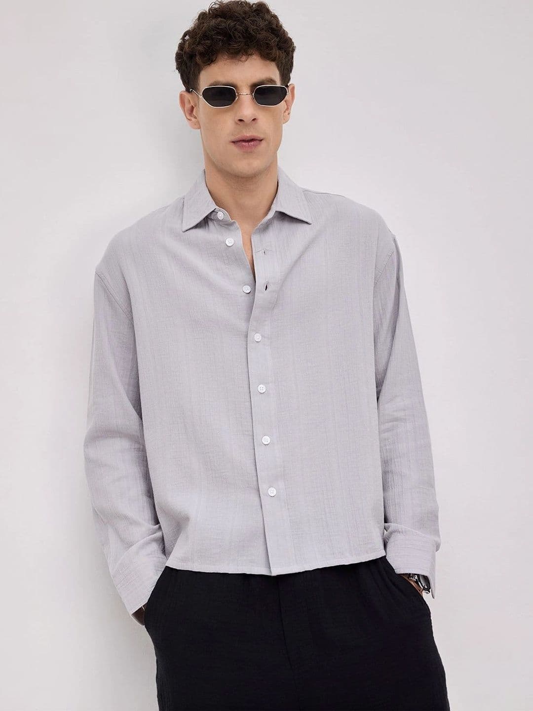 VASTRADO Men Classic Boxy Casual Shirt thumbnail 2