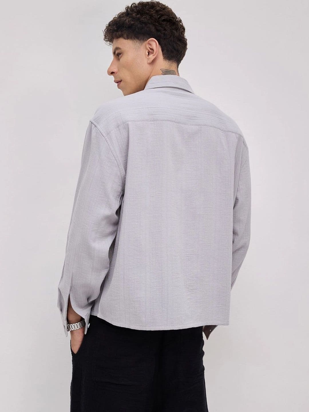VASTRADO Men Classic Boxy Casual Shirt thumbnail 6