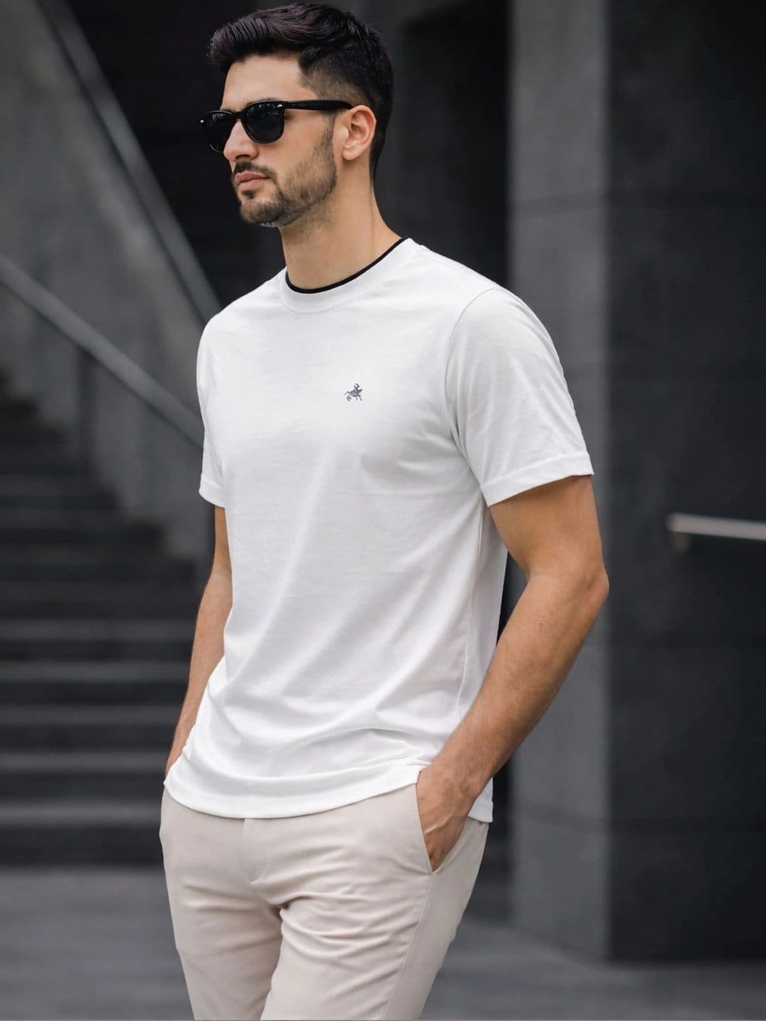 PARCELYARD Men Brand Logo T-shirt thumbnail 5
