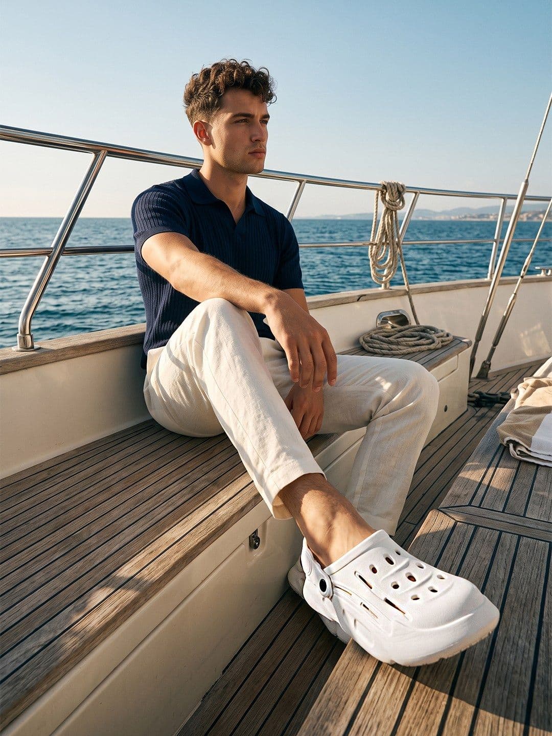 HRX by Hrithik Roshan Men Self Design Clogs thumbnail 6