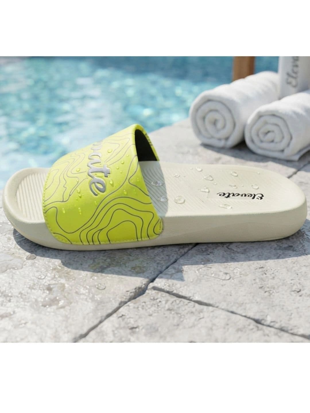 ELEVATE STEPS Men Printed Sliders thumbnail 4