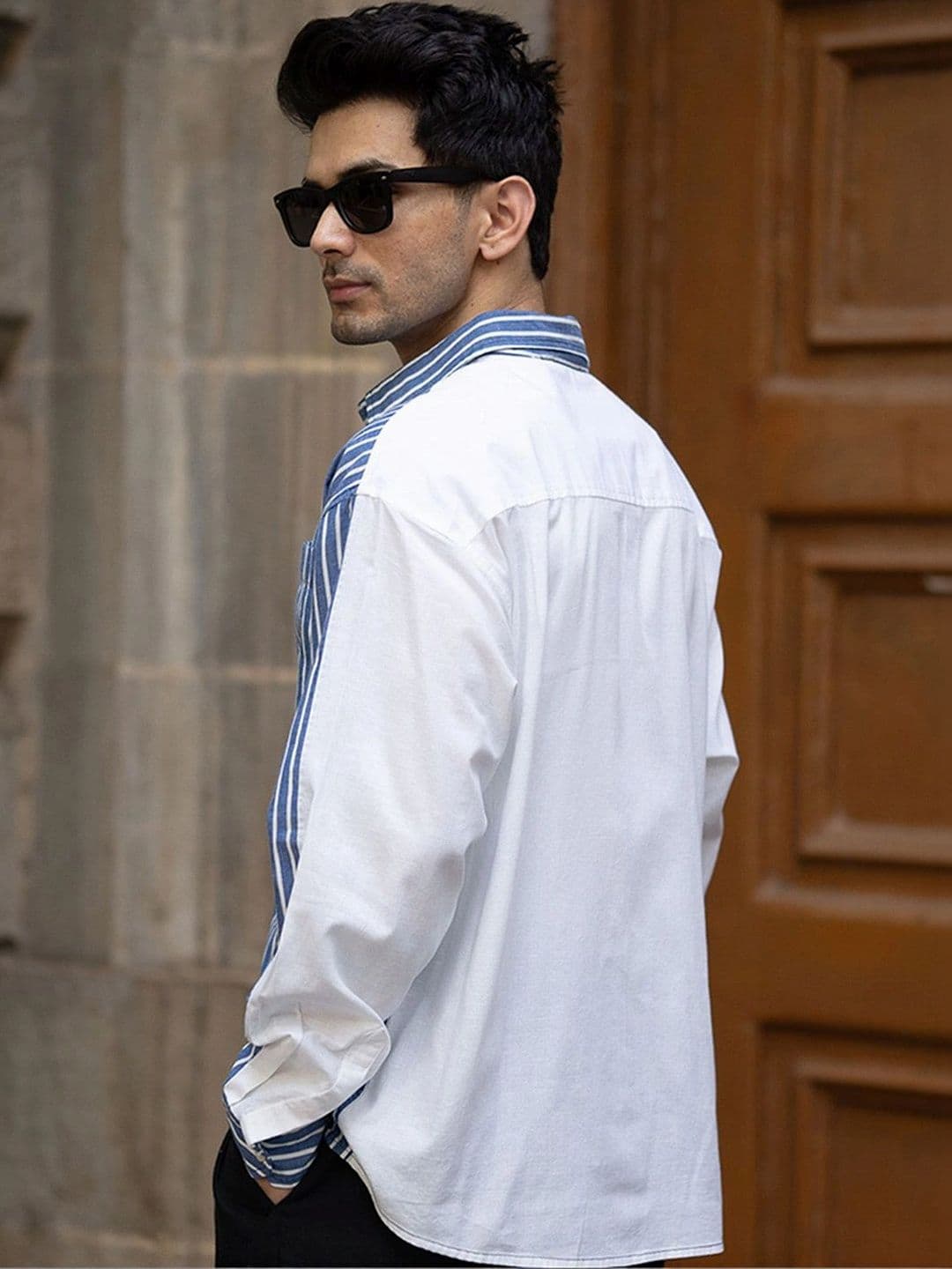 Powerlook Men Striped Casual Shirt thumbnail 6